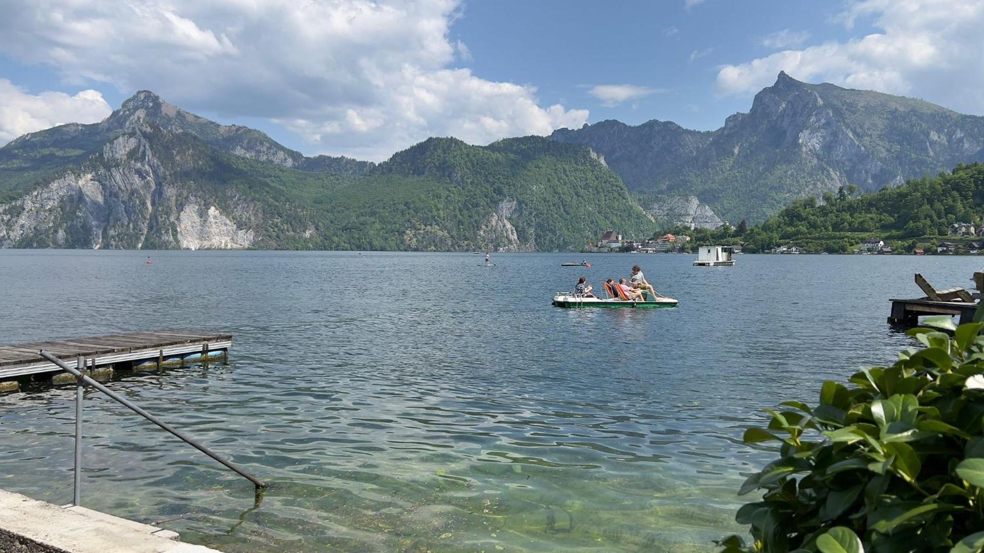 Apartmenthotel 'S Mitterndorf Traunkirchen Esterno foto